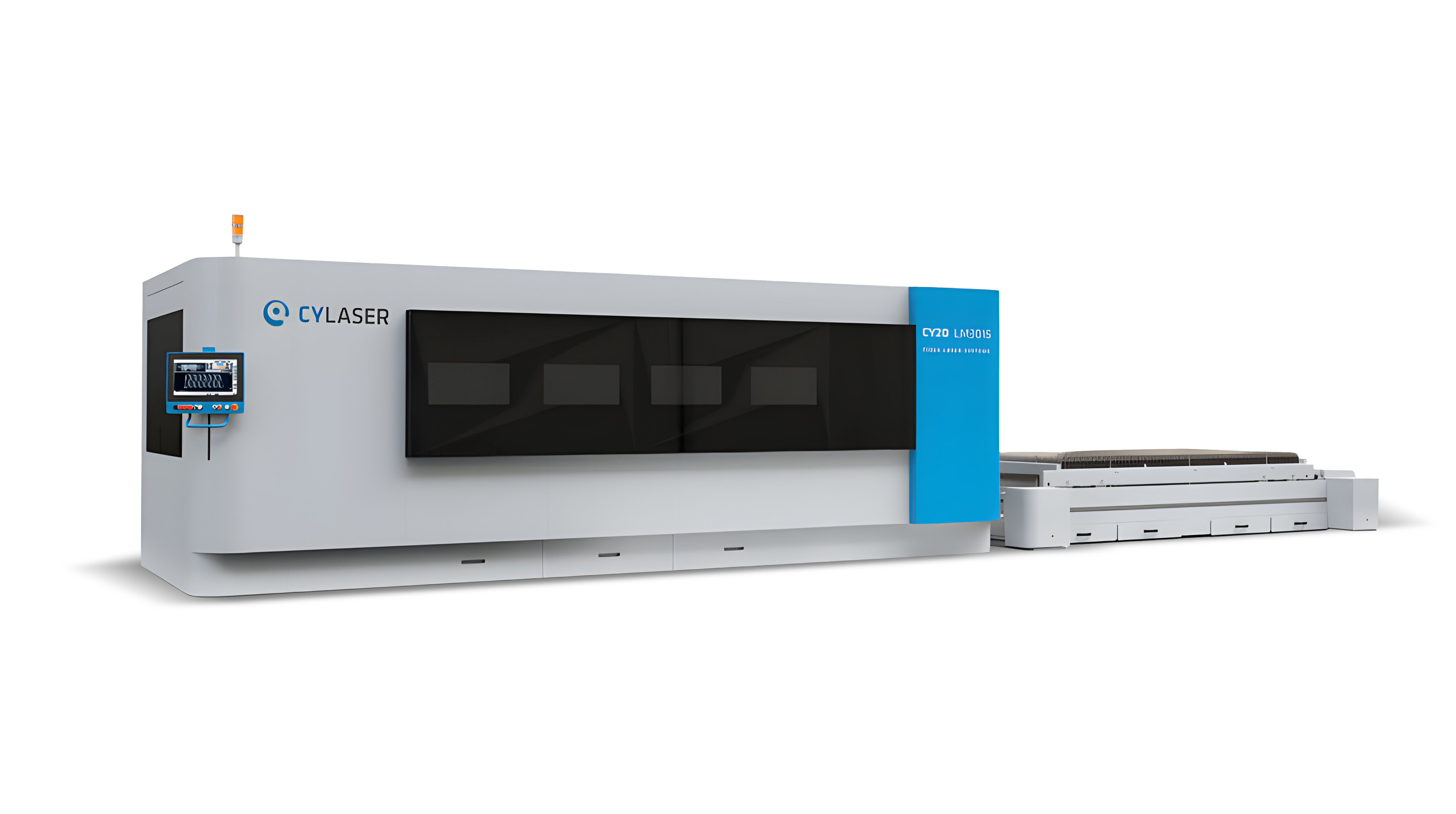 Cy-laser LM3015 Fiber Laser Cutting System side view